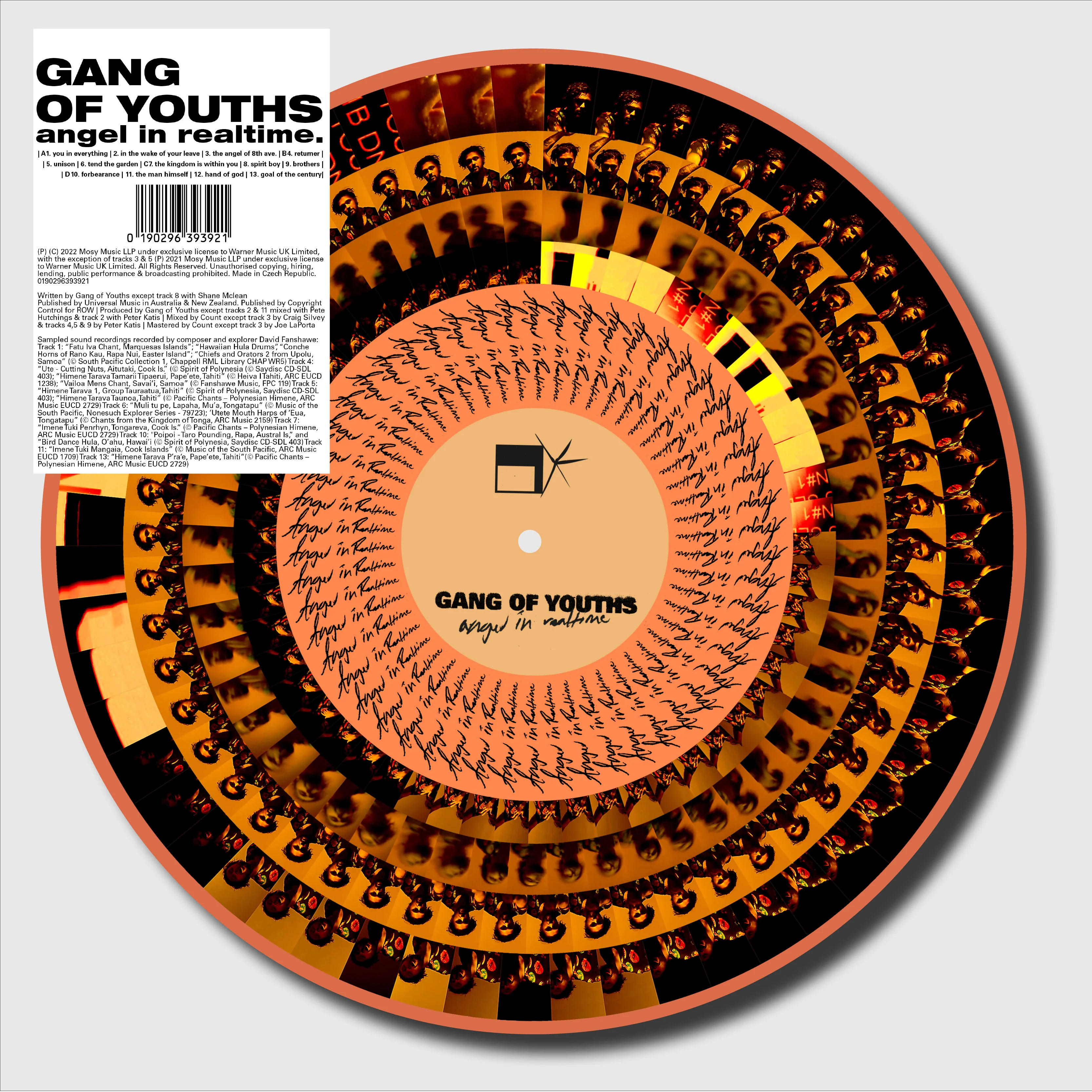 Gang Of Youths: Angel In Realtime. (Double Zoetrope)