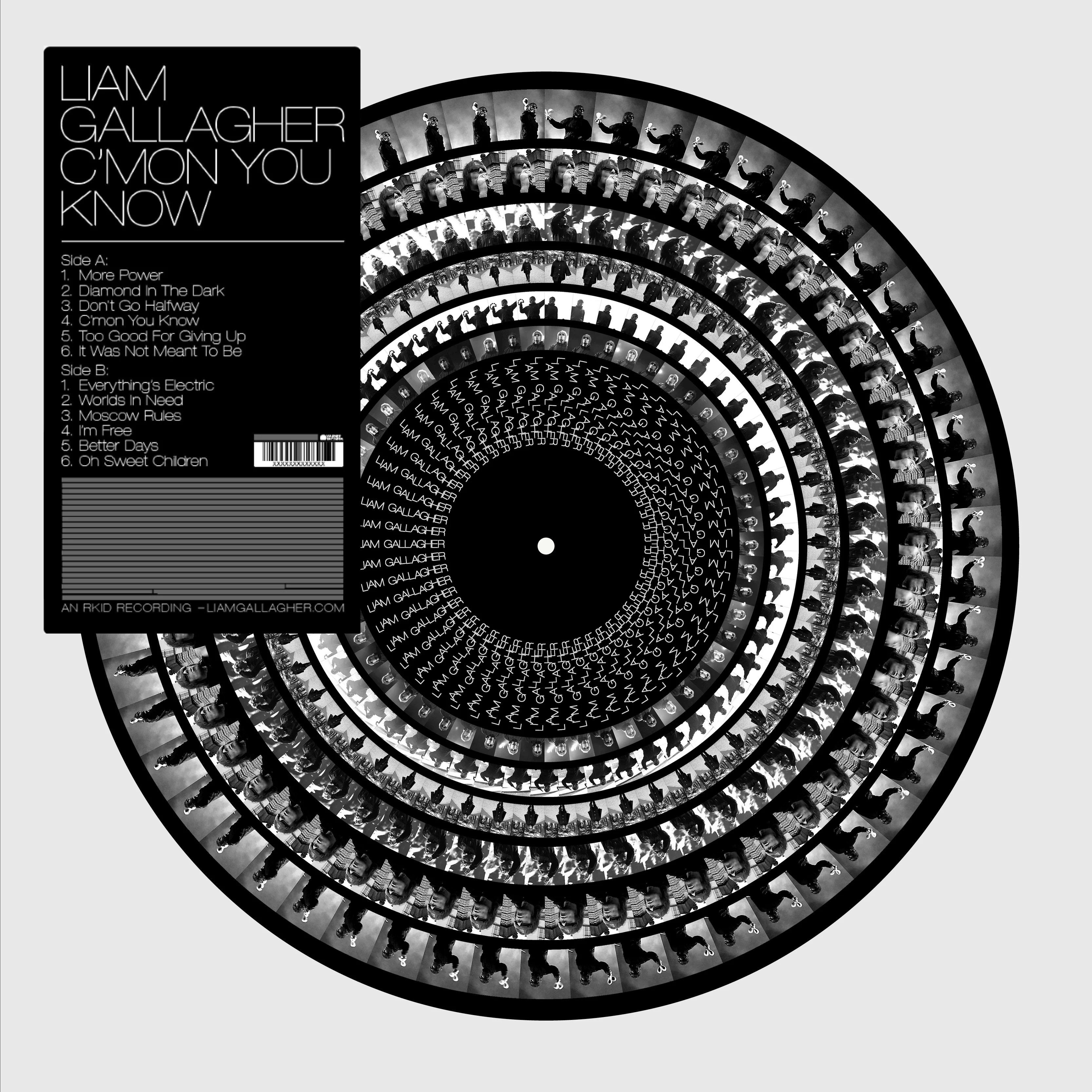 Liam Gallagher: C'Mon You Know (Zoetrope Picture Disc)